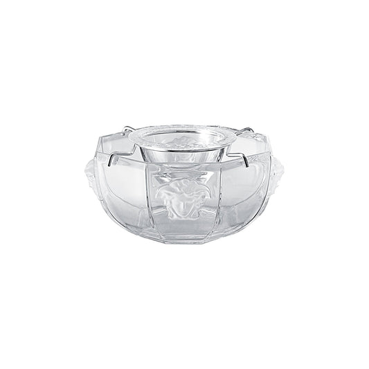 Versace Medusa Lumiere Caviar Bowl With Insert front view