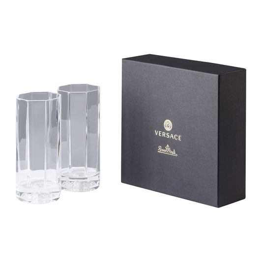 Versace Medusa Lumiere Long Drink (Set of 2) front view