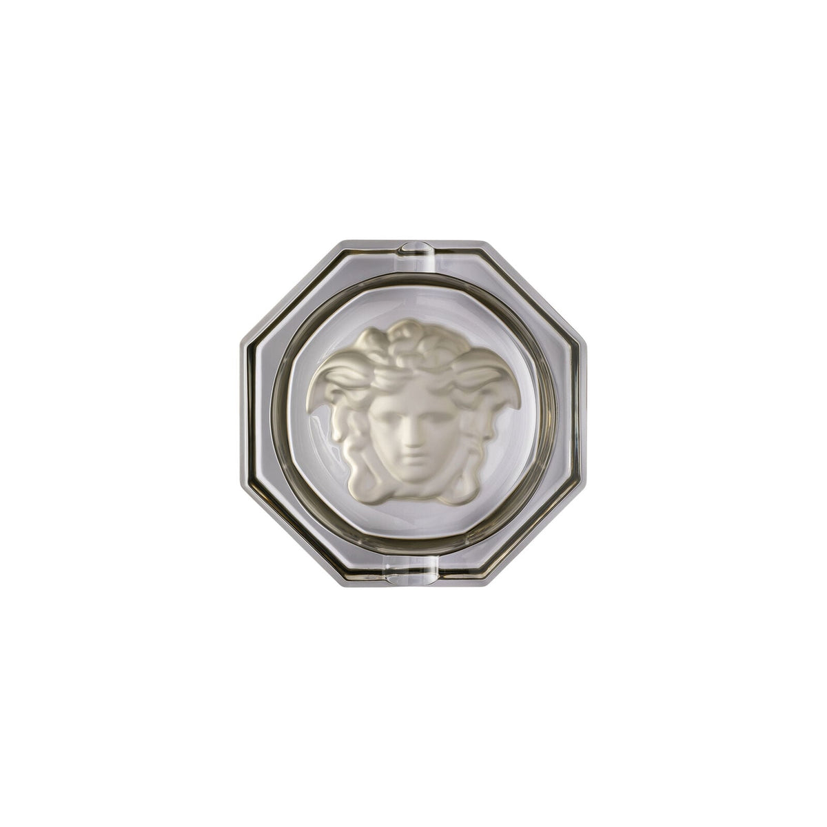 Versace Medusa Lumière Haze Ashtray – 16 cm front view