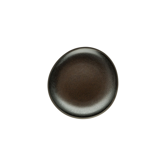 Rosenthal Slate Grey Rosenthal Junto Slate Grey Plate 16 cm front view