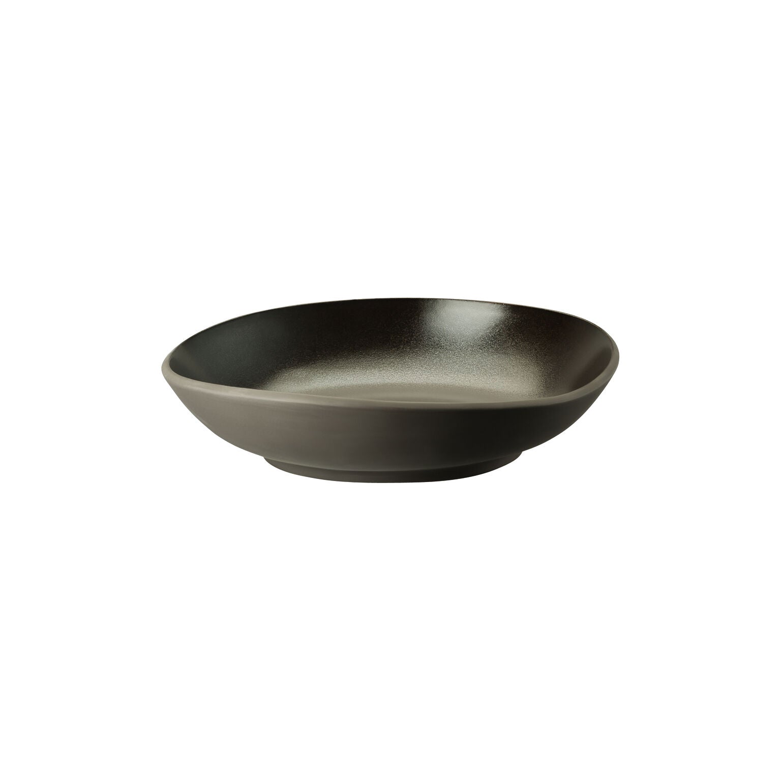 Rosenthal Slate Grey Rosenthal Junto Slate Grey Plate 22 cm deep front view