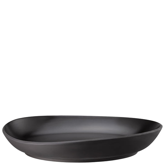Rosenthal Slate Grey Rosenthal Junto Slate Grey Plate 33 cm deep front view