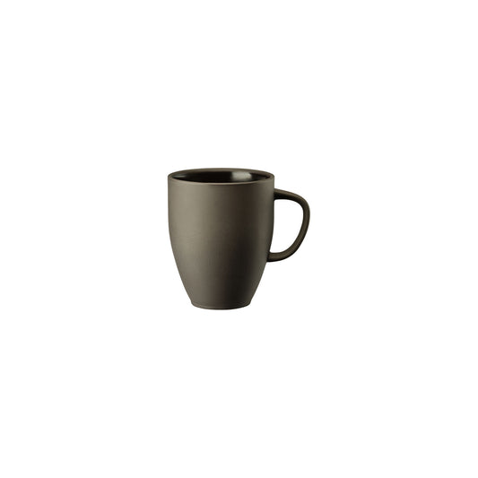 Rosenthal Slate Grey Rosenthal Junto Slate Grey Mug with handle front view