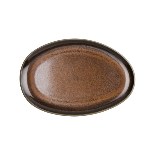 Rosenthal Bronze Rosenthal Junto Bronze Platter 28 cm front view