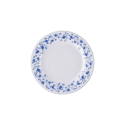 Rosenthal BlueBlossoms Rosenthal Form 1382 BlueBlossoms Rim Plate 19 cm front view