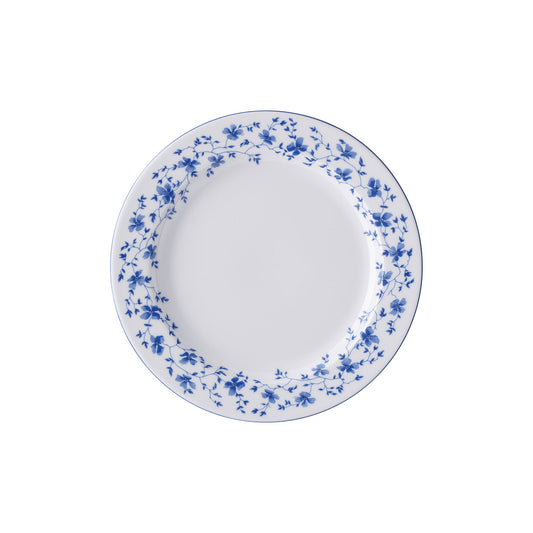 Rosenthal BlueBlossoms Rosenthal Form 1382 BlueBlossoms Rim Plate 22 cm front view