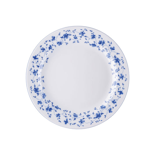 Rosenthal BlueBlossoms Rosenthal Form 1382 BlueBlossoms Rim Plate 25 cm front view
