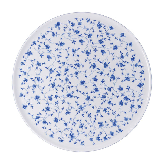 Rosenthal BlueBlossoms Rosenthal Form 1382 BlueBlossoms Cakeplatter front view