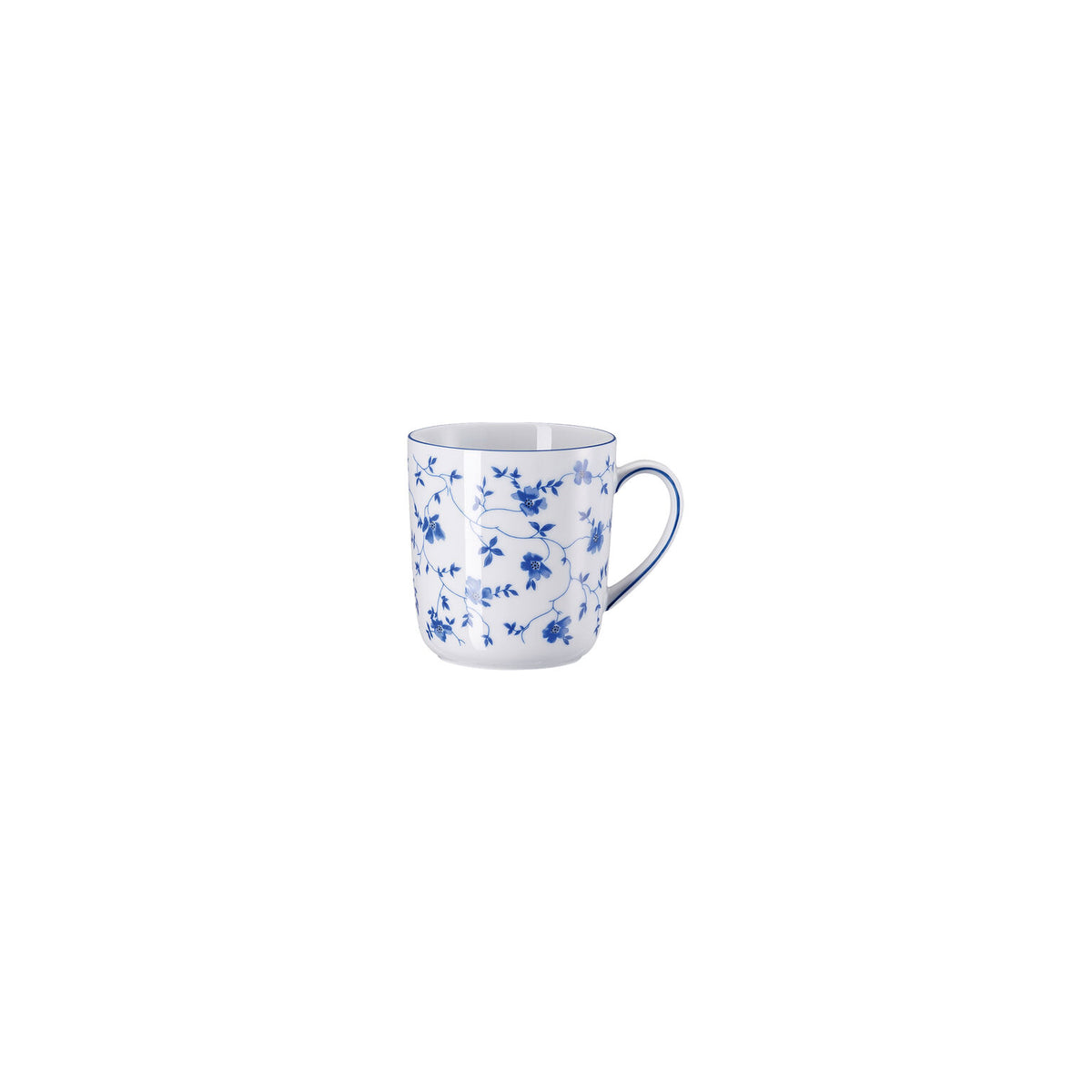Rosenthal BlueBlossoms Rosenthal Form 1382 BlueBlossoms Mug with handle front view