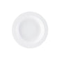 Rosenthal White Rosenthal Form 1382 White Rim Plate 23 cm Deep front view
