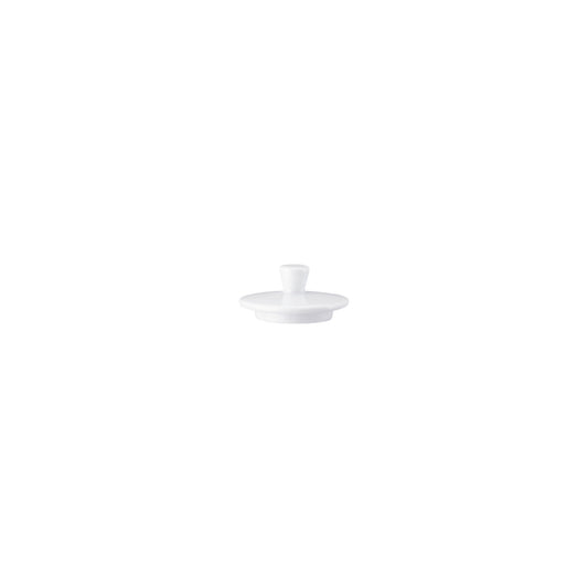 Rosenthal White Rosenthal Form 1382 White Sugar Bowl Lid 3 front view