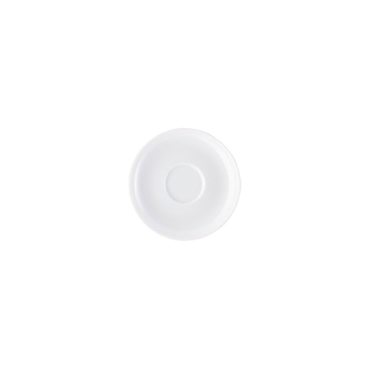 Rosenthal White Rosenthal Form 1382 White Saucer 2 Tall front view
