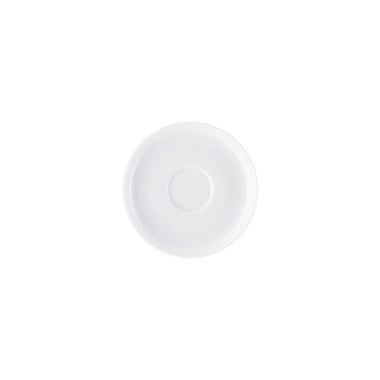 Rosenthal White Rosenthal Form 1382 White Saucer 4 Tall front view