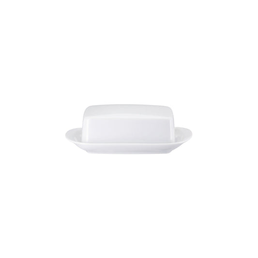 Rosenthal White Rosenthal Form 1382 White Butterdish front view