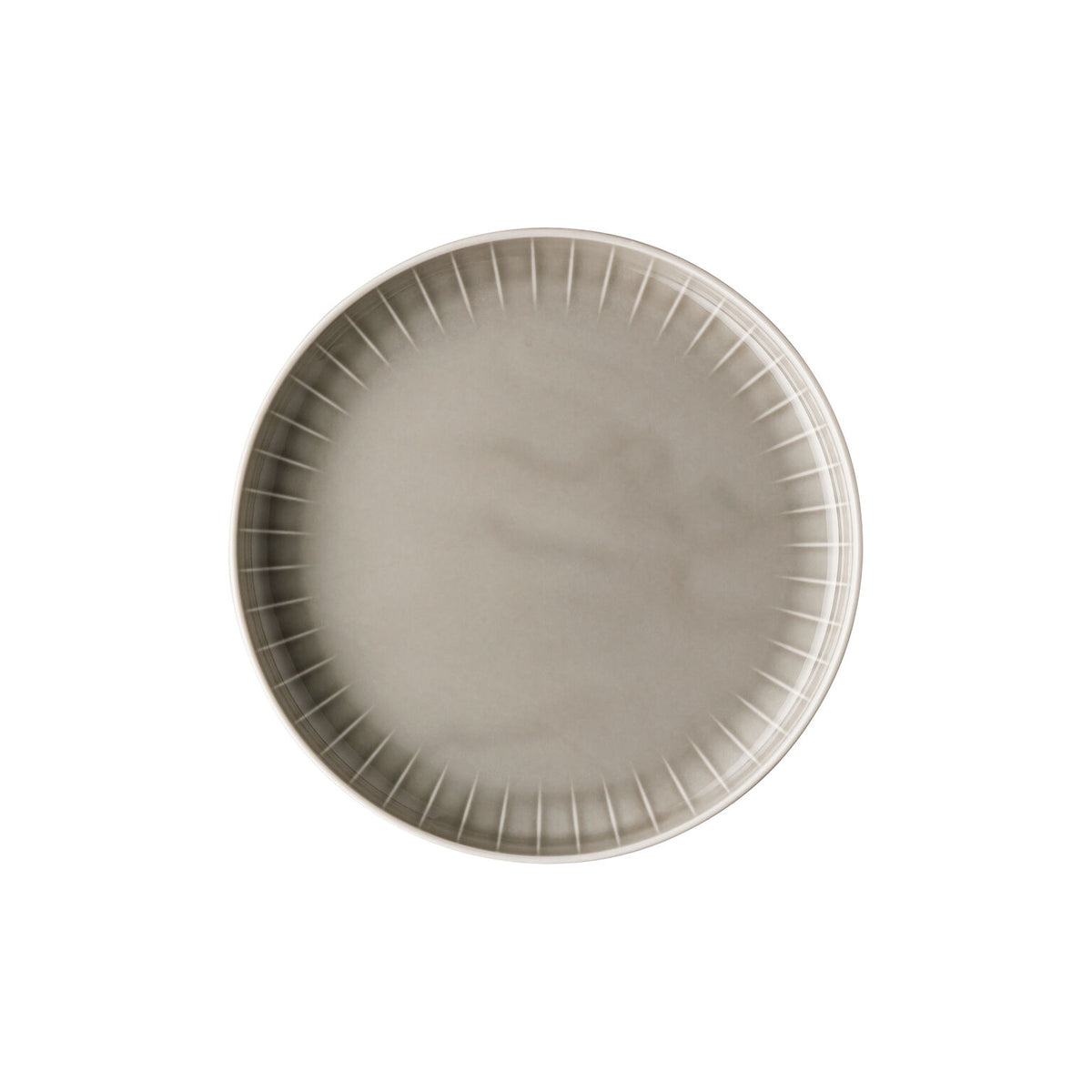 Rosenthal Grey Rosenthal Joyn Grey Gourmet Plate fl.22 front view