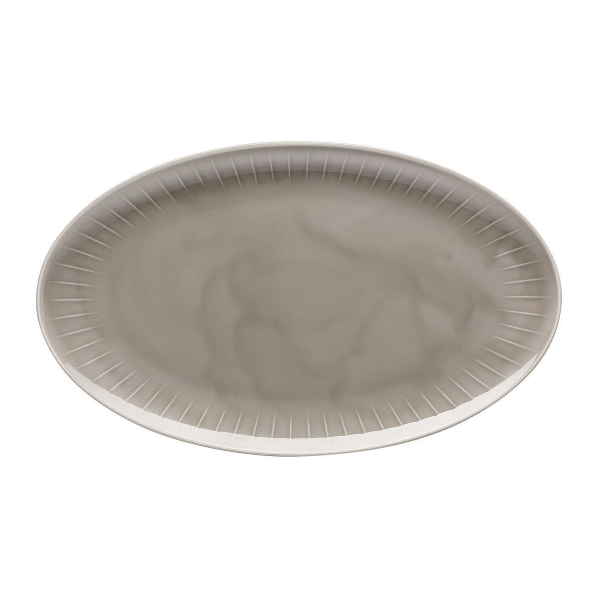 Rosenthal Grey Rosenthal Joyn Grey Platter 38 cm front view