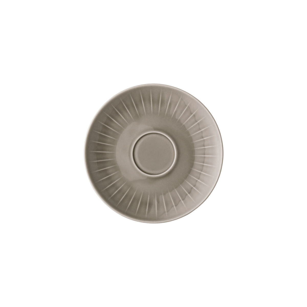 Rosenthal Grey Rosenthal Joyn Grey Combi saucer front view