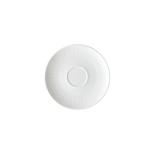 Rosenthal White Rosenthal Joyn White Saucer 4 tall front view