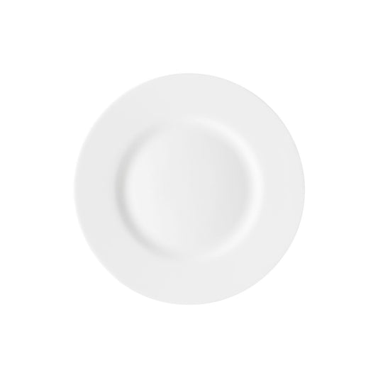 Rosenthal White Rosenthal Jade White Rim Plate 23 cm front view