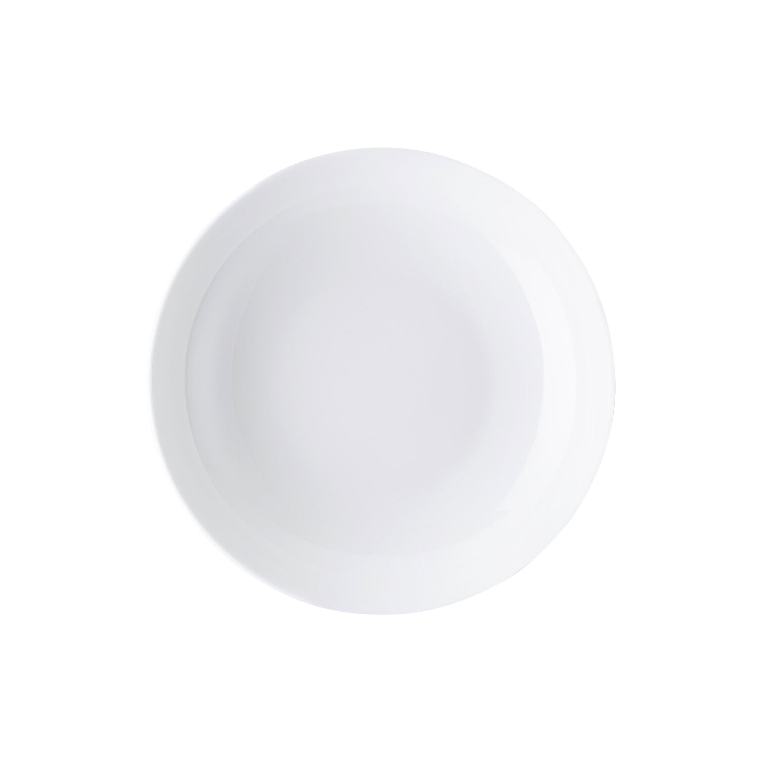 Rosenthal White Rosenthal Jade White Plate 23 cm deep front view