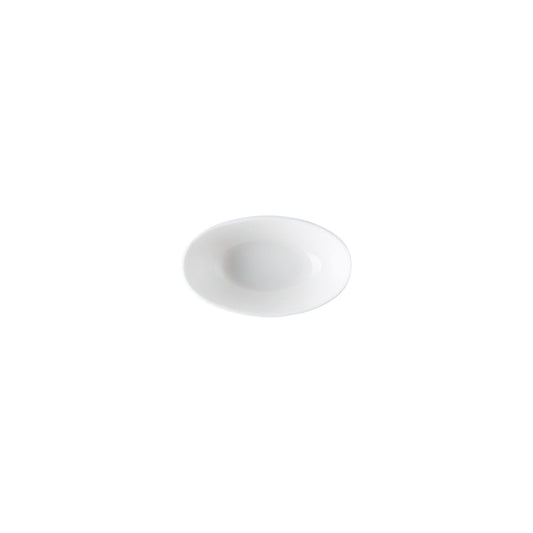 Rosenthal White Rosenthal Jade White Bowl oval 12x7 cm front view
