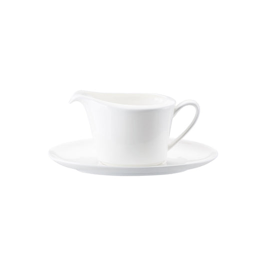 Rosenthal White Rosenthal Jade White Sauce-Boat 2 Pcs. front view