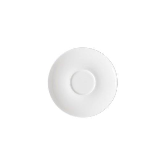 Rosenthal White Rosenthal Jade White Saucer 4 low front view