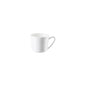 Rosenthal White Rosenthal Jade White Cup 4 tall front view