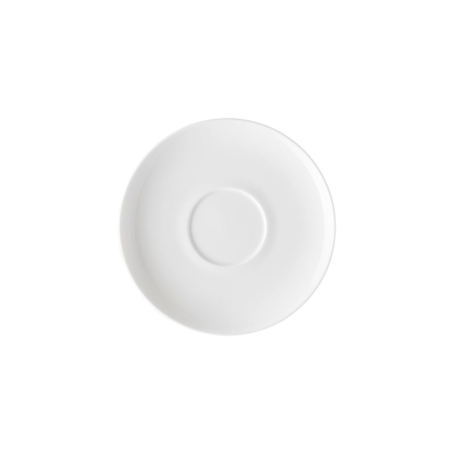 Rosenthal White Rosenthal Jade White Cafe au lait saucer front view