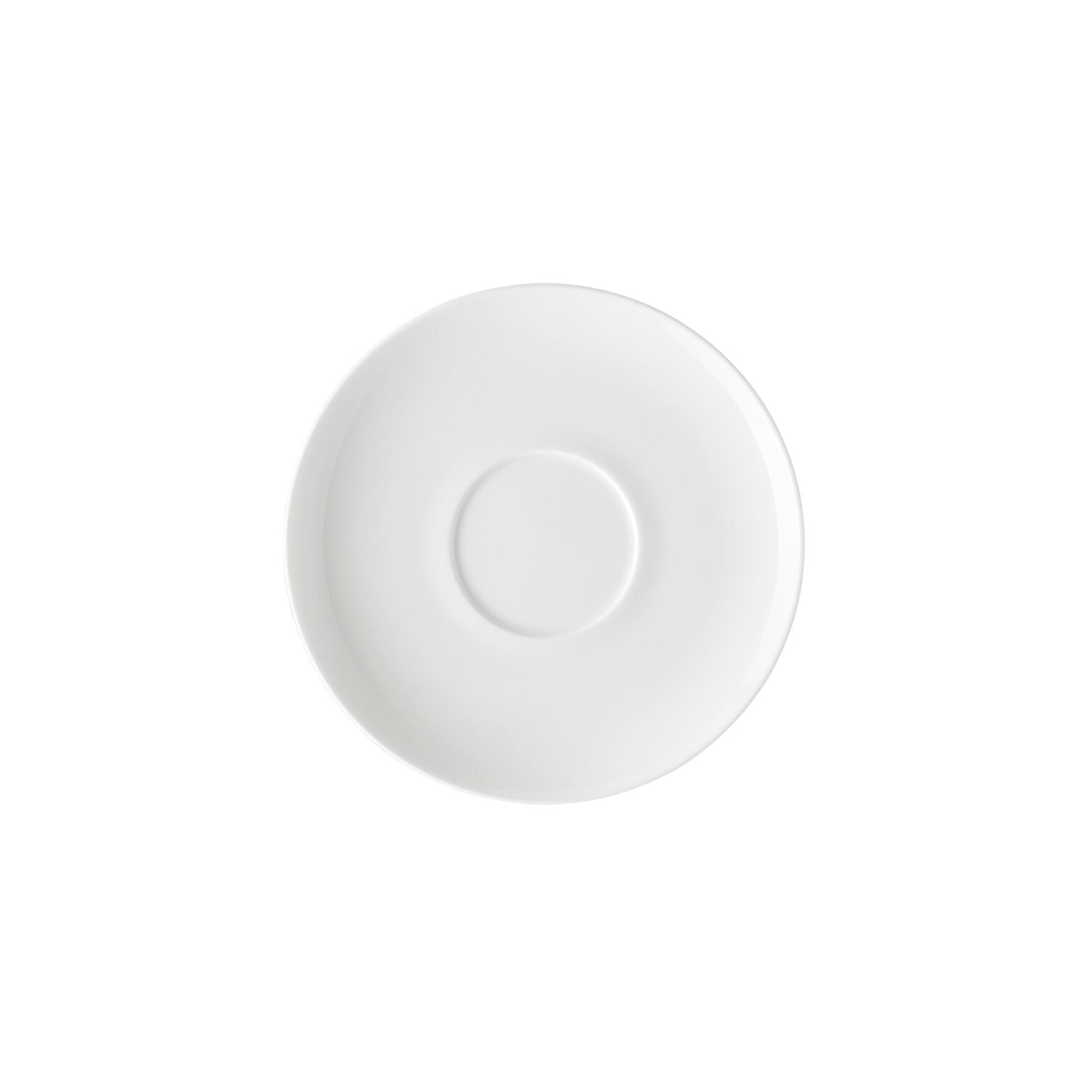 Rosenthal White Rosenthal Jade White Cafe au lait saucer front view