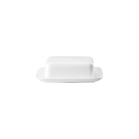 Rosenthal White Rosenthal Jade White Butterdish front view