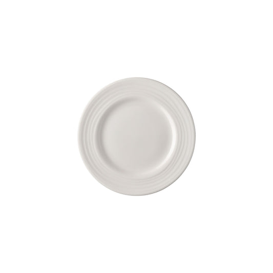 Rosenthal White Rosenthal Jade Linea White Rim Plate 16 cm front view