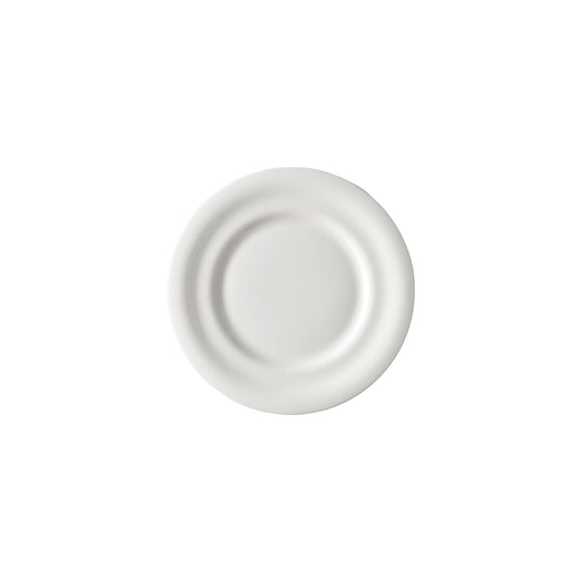 Rosenthal White Rosenthal Jade Sphera White Rim Plate 16 cm front view