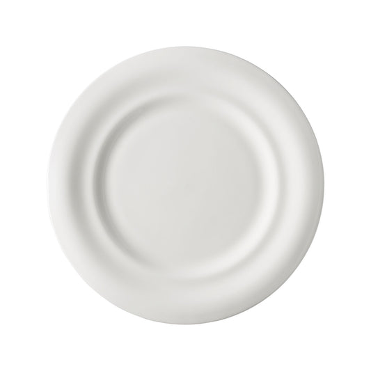Rosenthal White Rosenthal Jade Sphera White Rim Plate 28 cm front view