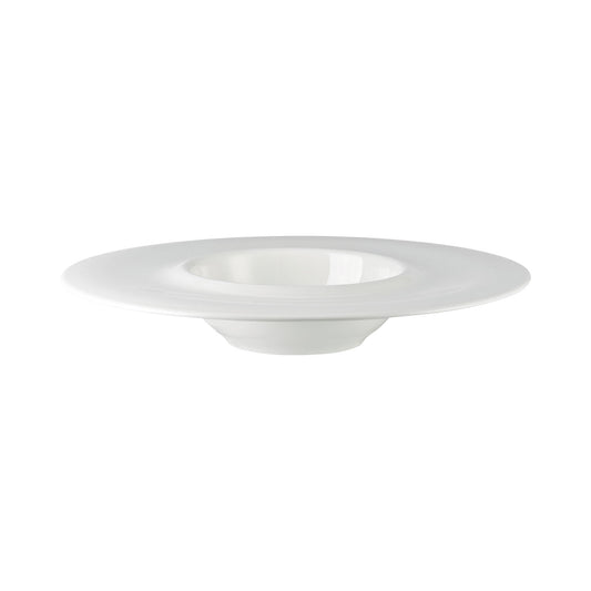 Rosenthal White Rosenthal Jade Sphera White Rice plate front view
