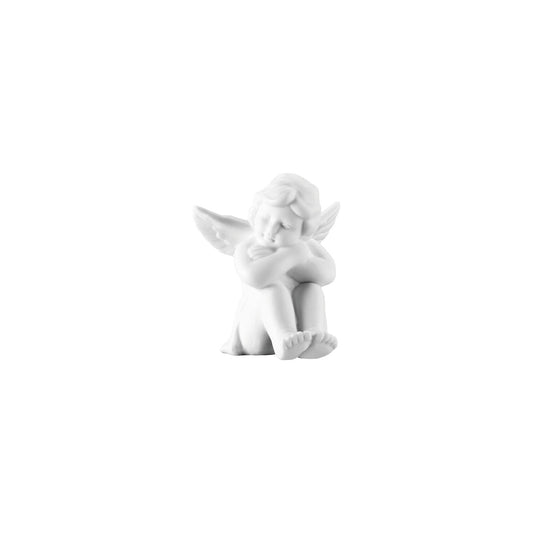 Rosenthal White matt Rosenthal Angel (Little) White matt Angel sitting front view