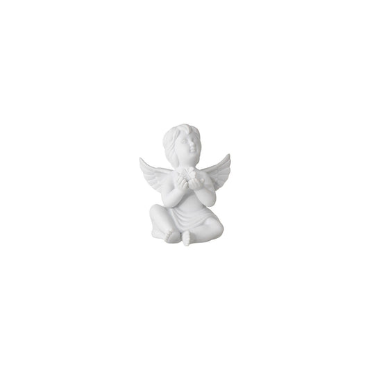 Rosenthal White matt Rosenthal Angel (Little) White matt Angel w. lucky clover front view