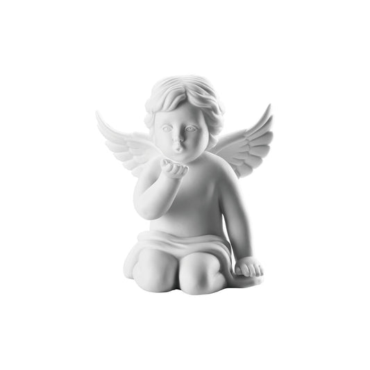 Rosenthal White matt Rosenthal Angel (Medium) White matt Angel kissing hand front view