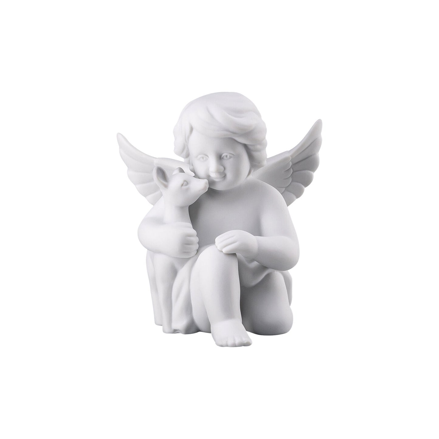 Rosenthal White matt Rosenthal Angel (Medium) White matt Angel with bambi front view