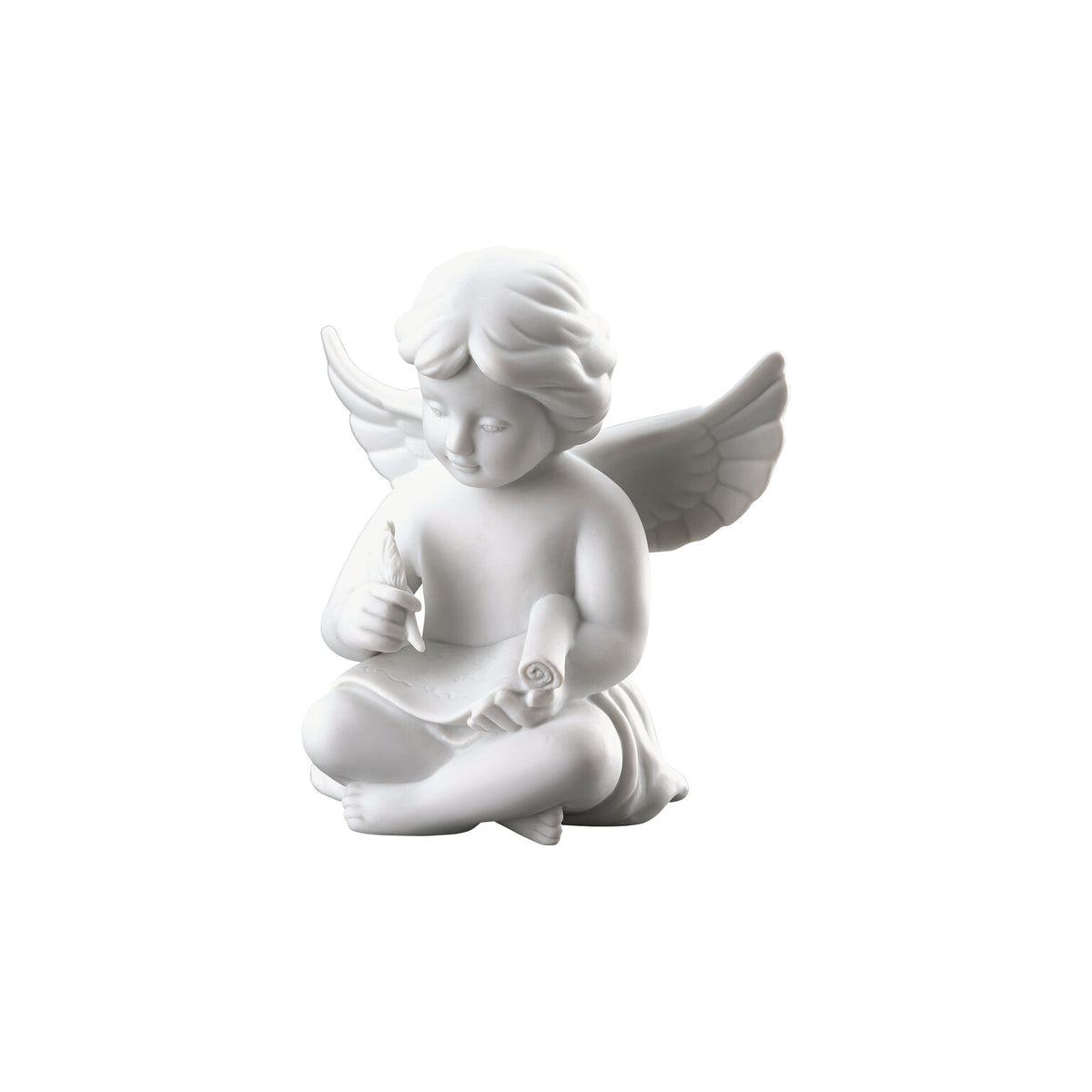 Rosenthal White matt Rosenthal Angel (Medium) White matt Angel with scroll front view