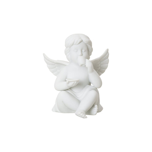 Rosenthal White matt Rosenthal Angel (Medium) White matt Angel w. coffee cup front view