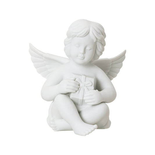Rosenthal White matt Rosenthal Angel (Large) White matt Angel with gift front view