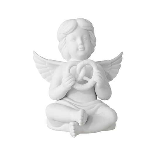 Rosenthal White matt Rosenthal Angel (Large) White matt Angel with pretzel front view