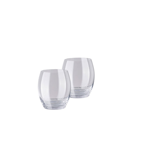 Versace Medusa Lumière 2nd Edition Clear Whisky Tumblers (Set of 2) front view