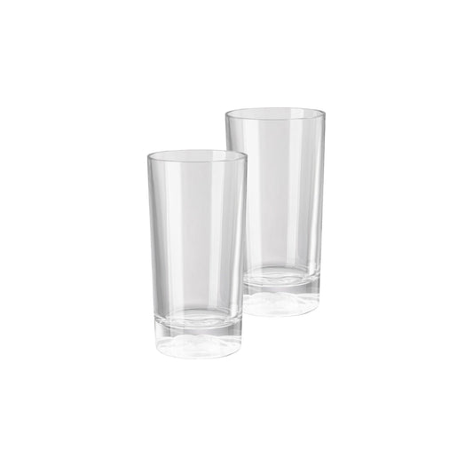 Versace Medusa Lumière 2nd Edition Clear – Long Drink (Set of 2) front view