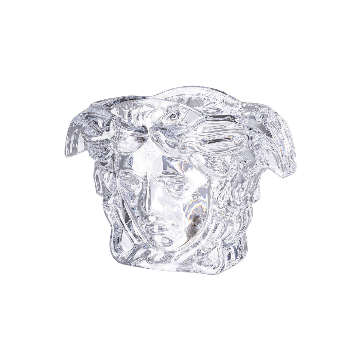 Versace Medusa Grande Clear Crystal Vase – 19 cm alternate view 2