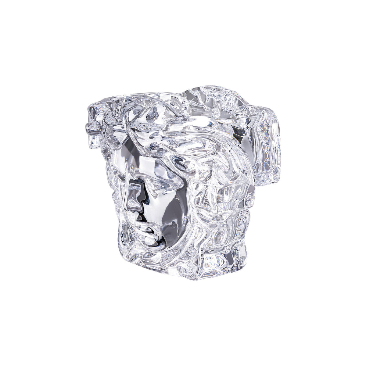 Versace Medusa Grande Clear Crystal Vase – 19 cm alternate view 4