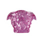 Versace Medusa Grande Pink Crystal Vase – 19 cm front view