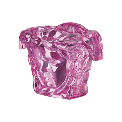 Versace Medusa Grande Pink Crystal Vase – 19 cm alternate view 2