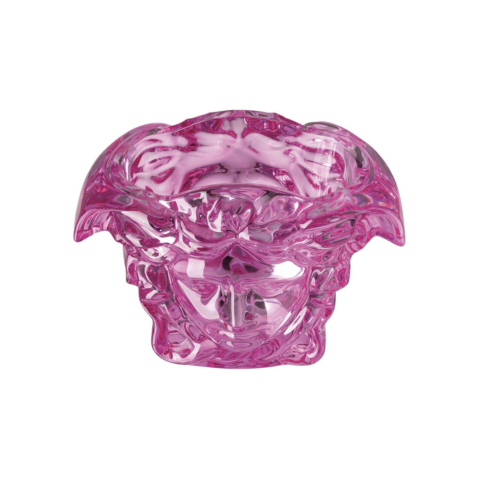 Versace Medusa Grande Pink Crystal Vase – 19 cm alternate view 3